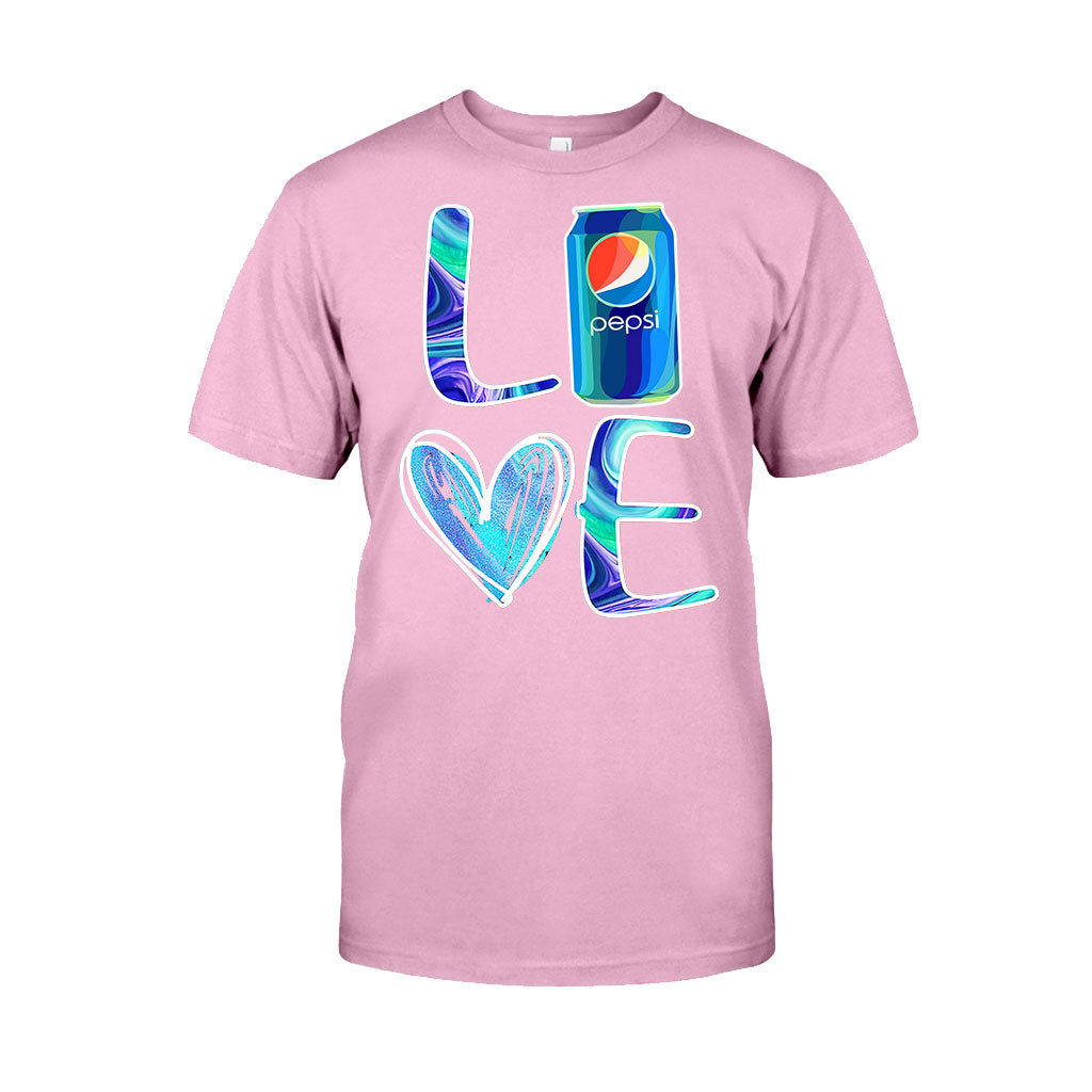 Love Summer Blue Soft Drink T-shirt and Hoodie