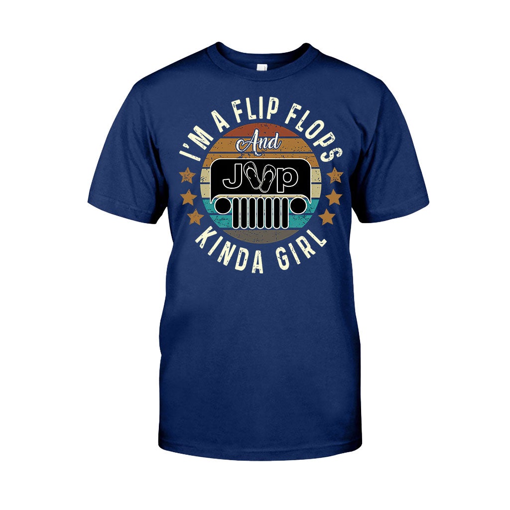 Flip Flops And Jp Kinda Girl - Car T-shirt and Hoodie 112021
