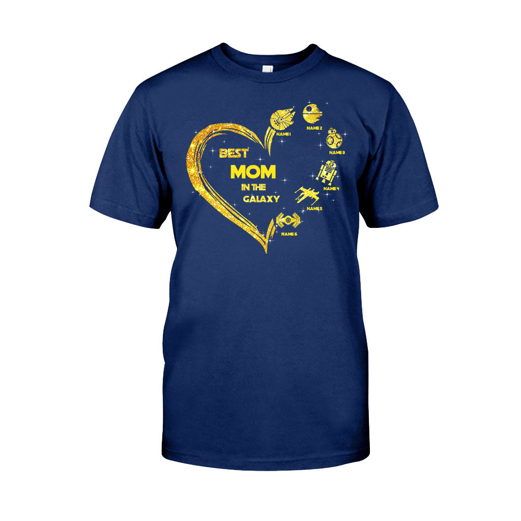 Best Mom In The Galaxy - Personalized Mother's Day The Force T-shirt and Hoodie