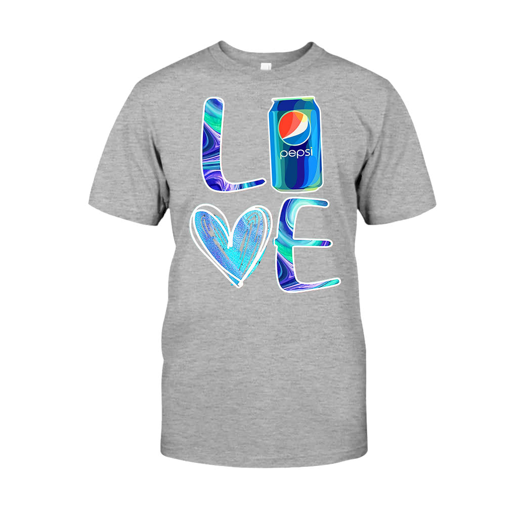 Love Summer Blue Soft Drink T-shirt and Hoodie