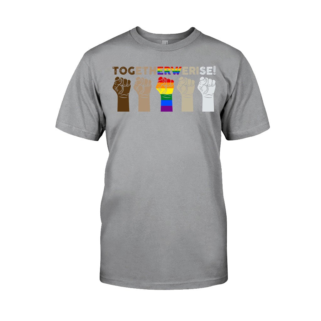 Together We Rise - LGBT Support T-shirt And Hoodie 062021