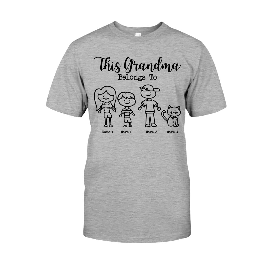 This Grandma Belongs To - Personalized Grandma T-shirt and Hoodie