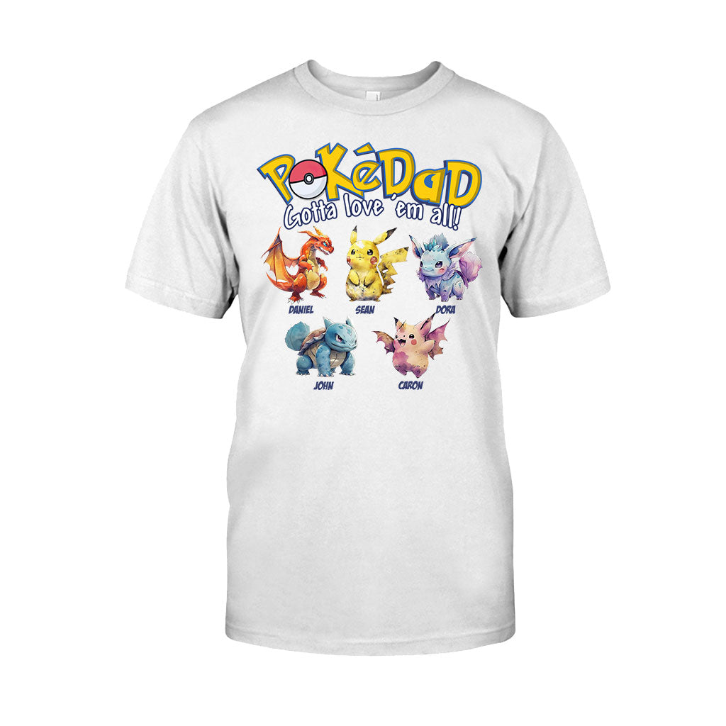 PokéDad PokéMom - Personalized Monster Trainer T-shirt and Hoodie