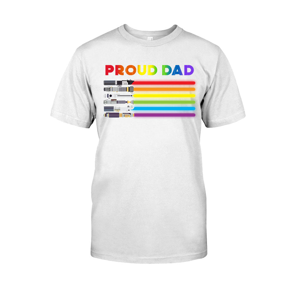 Proud Dad - Personalized LGBT Support T-shirt and Hoodie