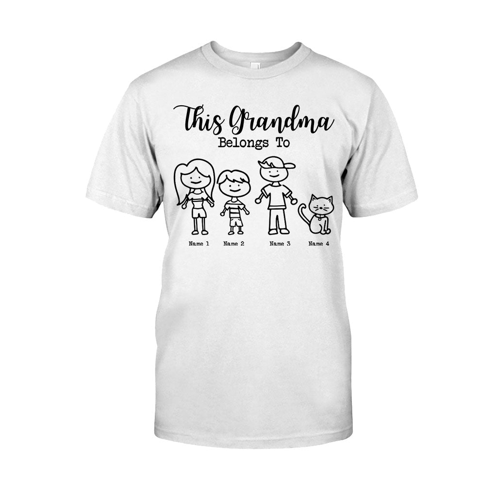 This Grandma Belongs To - Personalized Grandma T-shirt and Hoodie