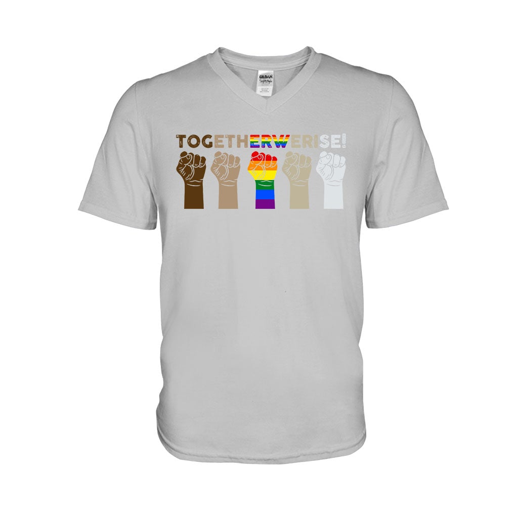 Together We Rise - LGBT Support T-shirt And Hoodie 062021