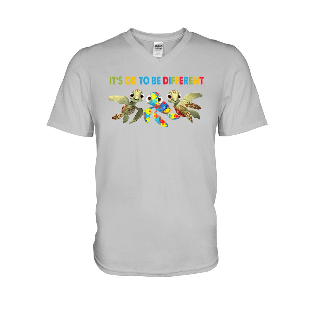 It's Ok To Be Different  - Autism Awareness T-shirt And Hoodie 062021