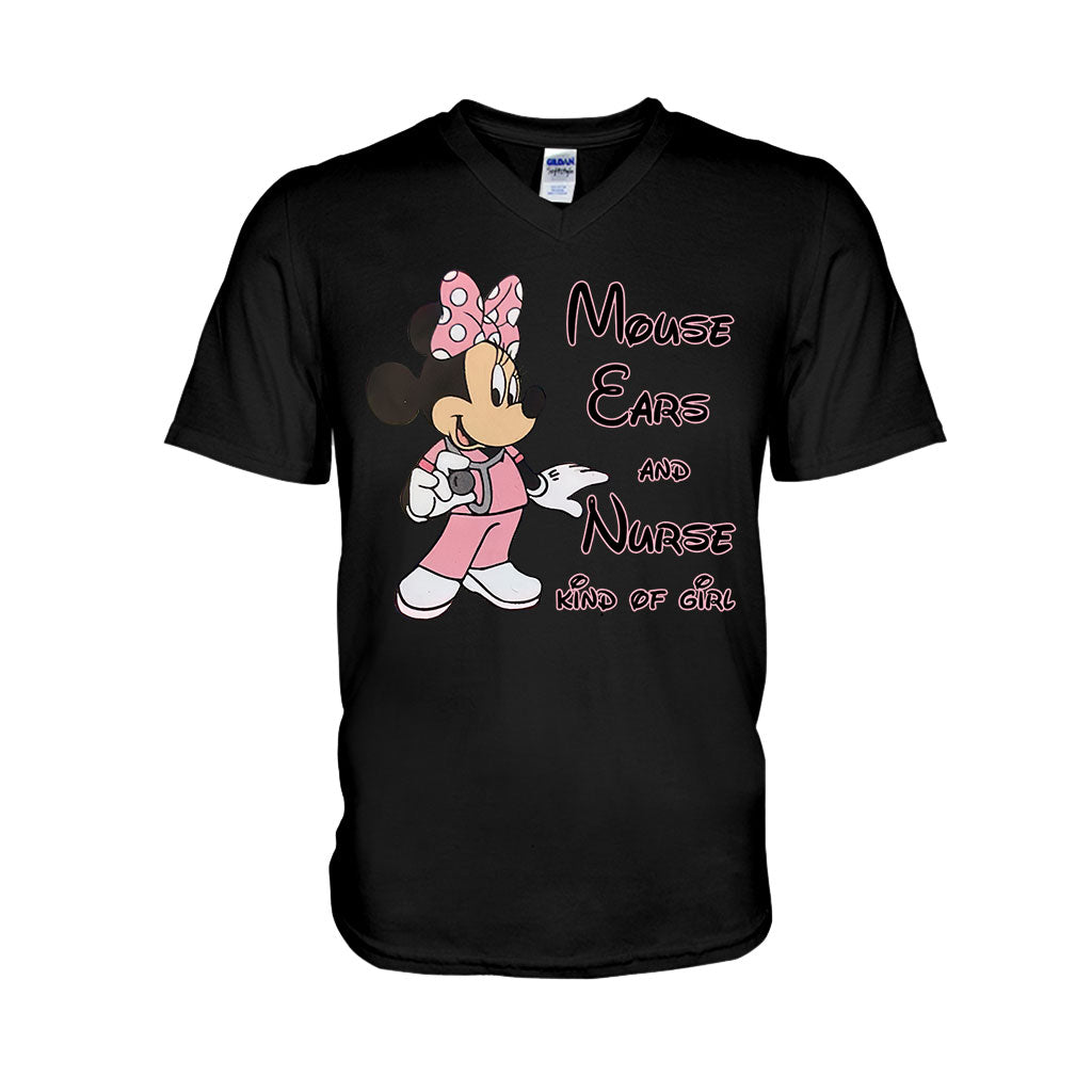 Mouse Ears And Nurse - T-shirt and Hoodie