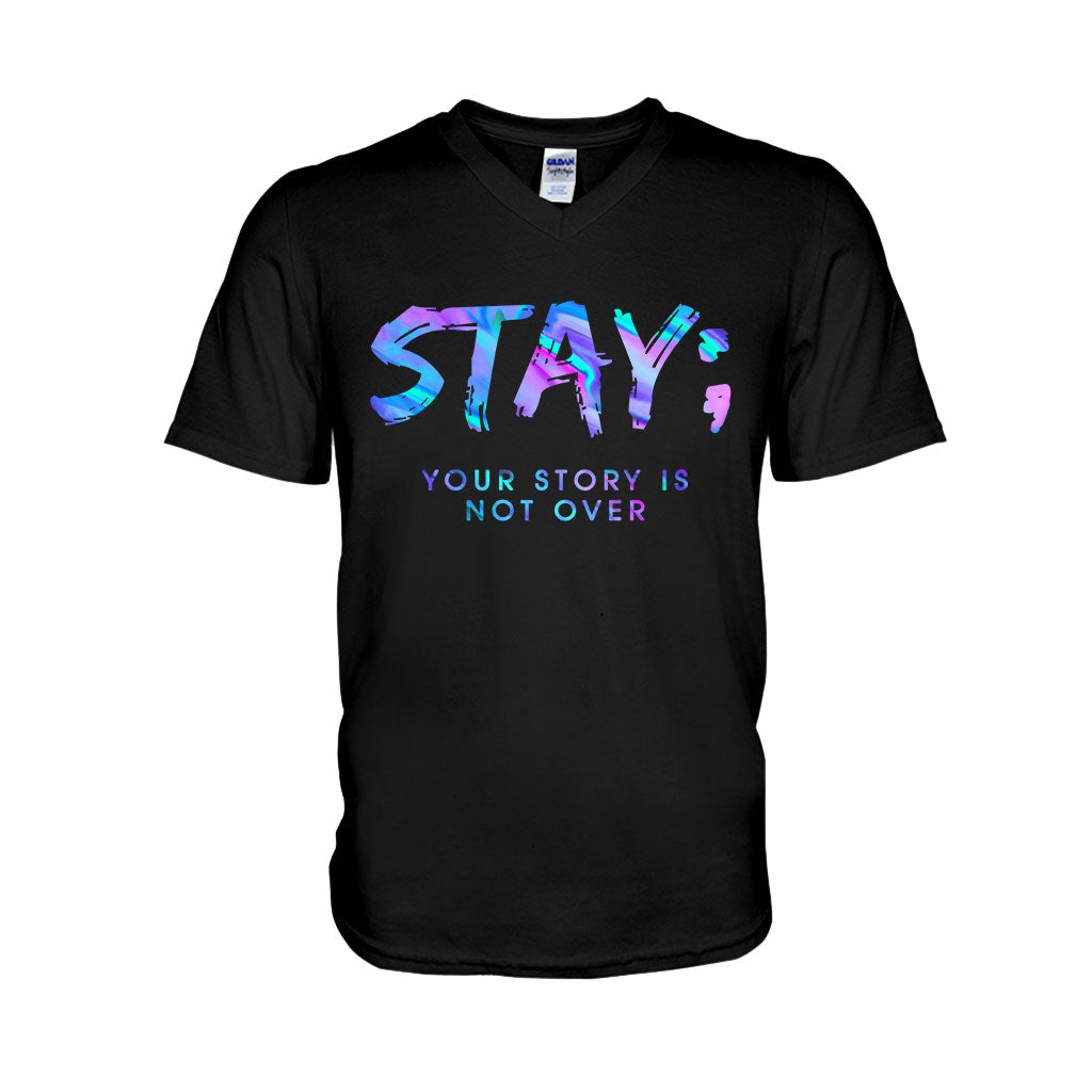Stay - Suicide Prevention T-shirt And Hoodie 062021