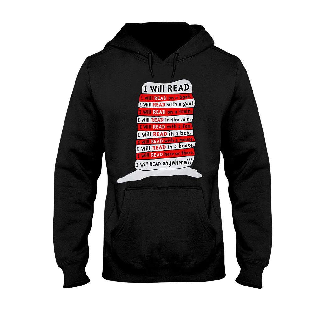 I Will Read Anywhere - Teacher Of All Things T-shirt And Hoodie