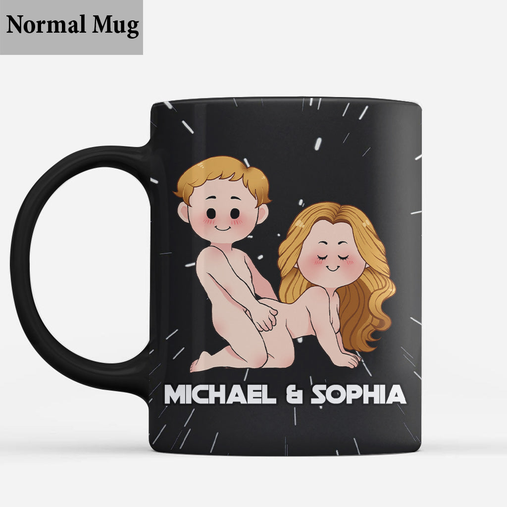 Best Butt In The Galaxy - Personalized Couple Mug