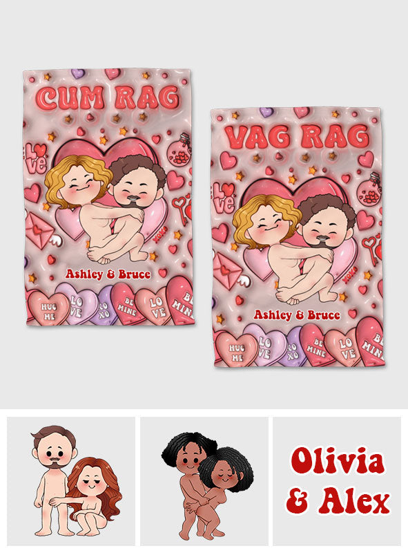 Cum Rag - Personalized Couple Towel