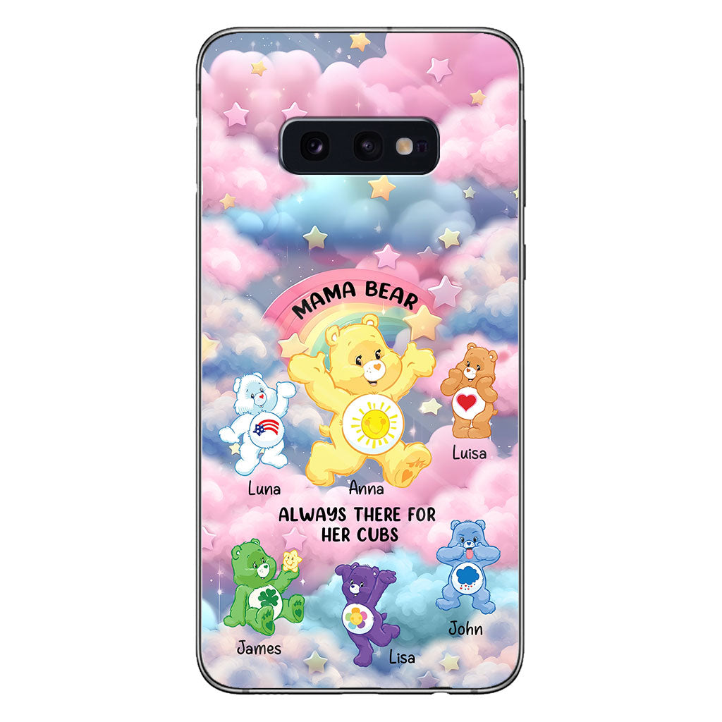 Mama Bear Always There - Personalized Mother Phone Case