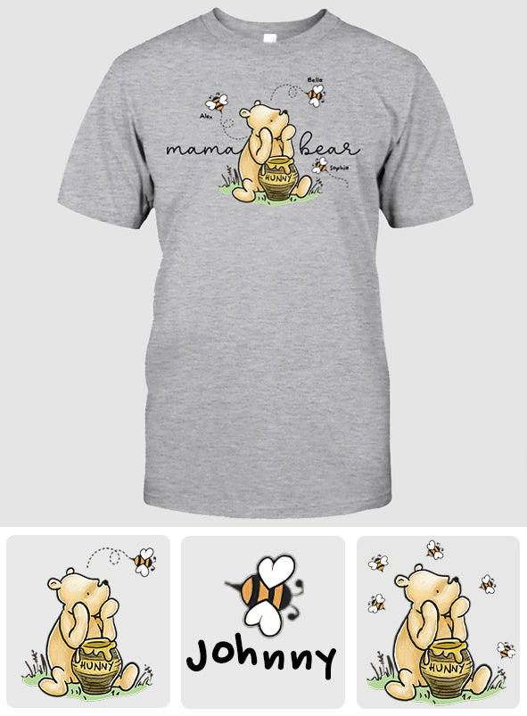 Mama Bear - Personalized Mother T-shirt And Hoodie
