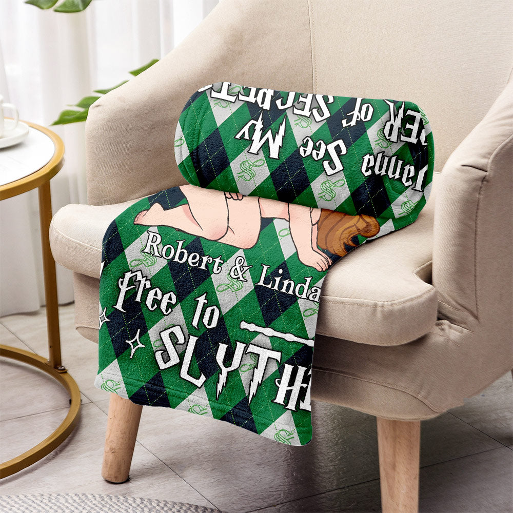 Chamber Of Secrets - Personalized Couple Blanket