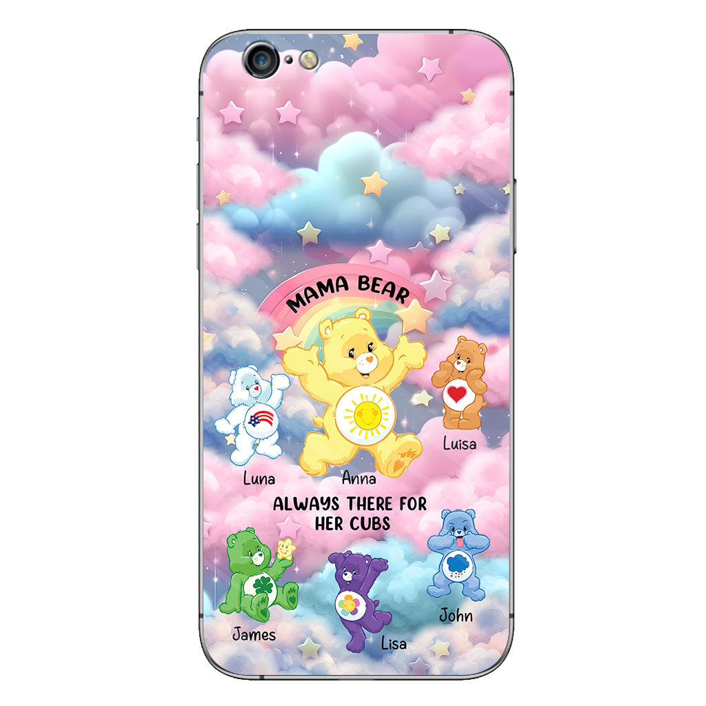 Mama Bear Always There - Personalized Mother Phone Case