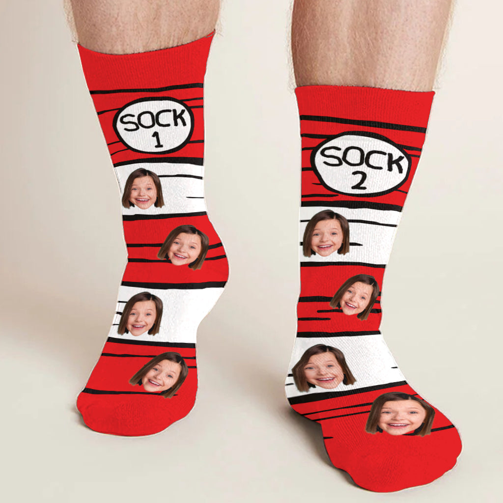 Funny Portrait - Personalized Teacher Of All Things Socks