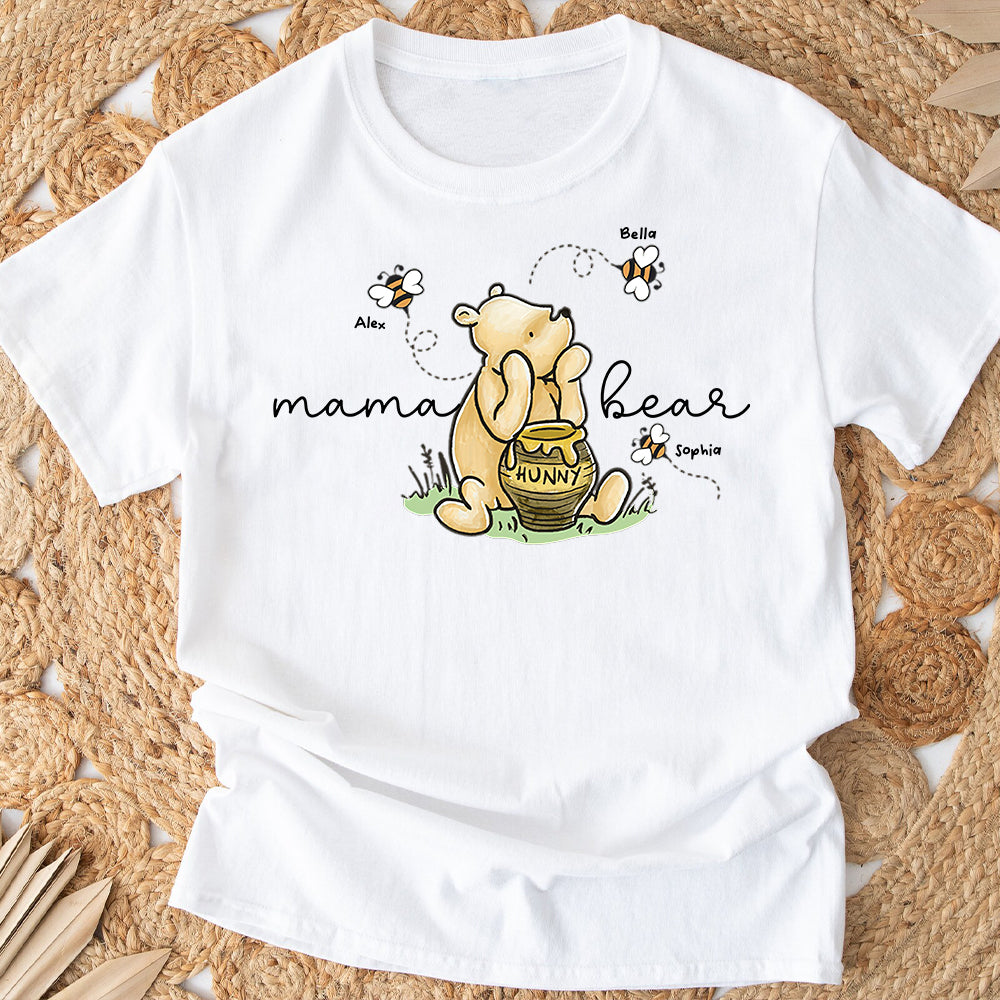 Mama Bear - Personalized Mother T-shirt And Hoodie