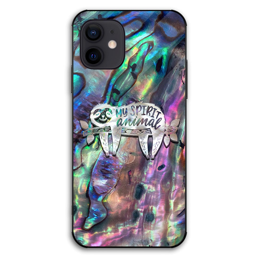 My Spirit Animal - Sloth Seashell Pattern Print Phone Case