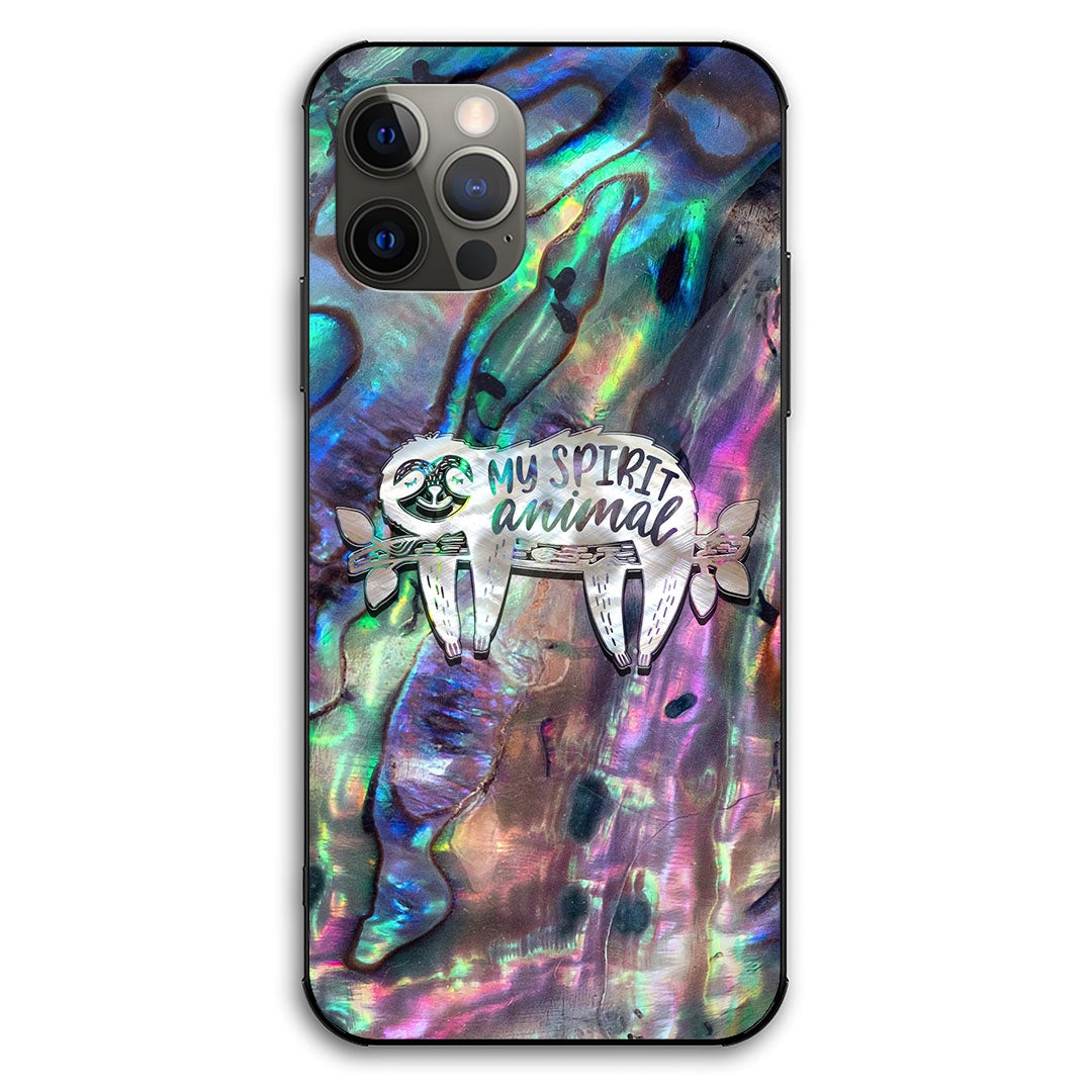 My Spirit Animal - Sloth Seashell Pattern Print Phone Case