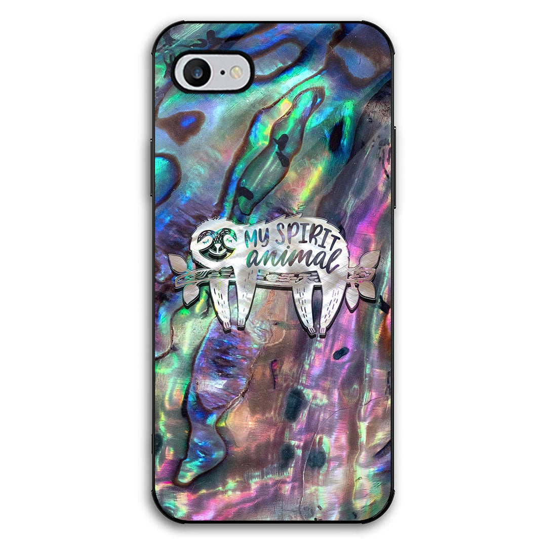 My Spirit Animal - Sloth Seashell Pattern Print Phone Case