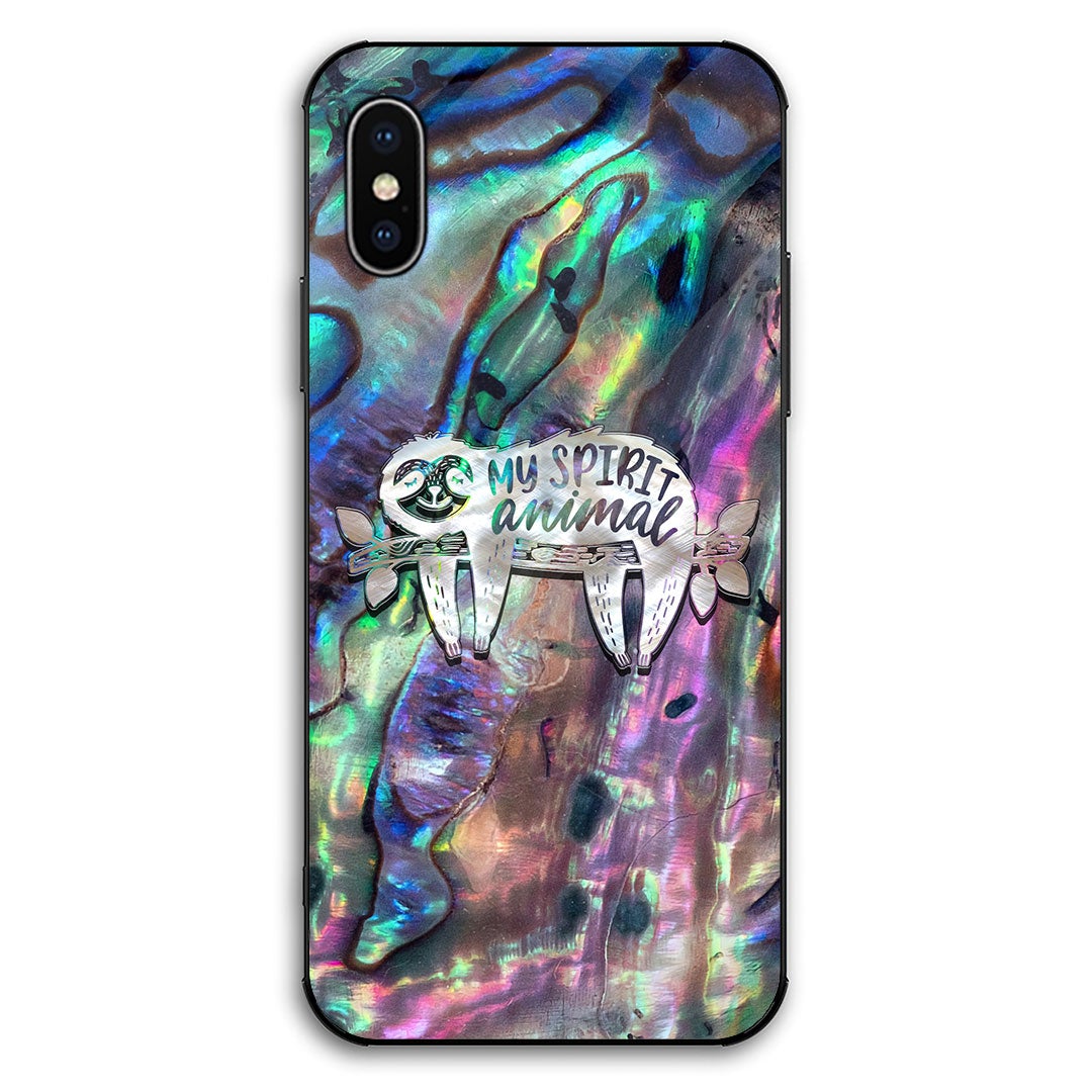 My Spirit Animal - Sloth Seashell Pattern Print Phone Case