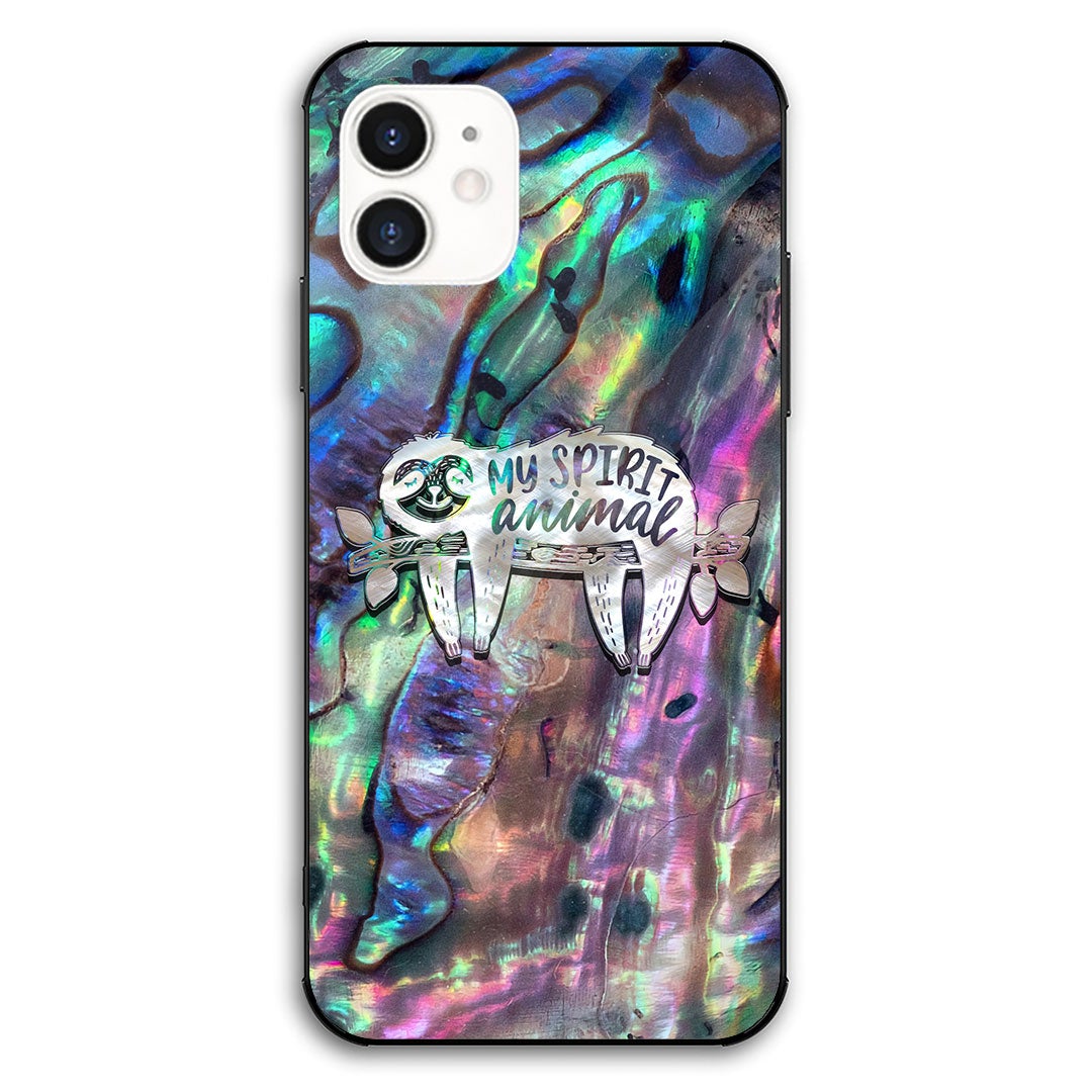 My Spirit Animal - Sloth Seashell Pattern Print Phone Case