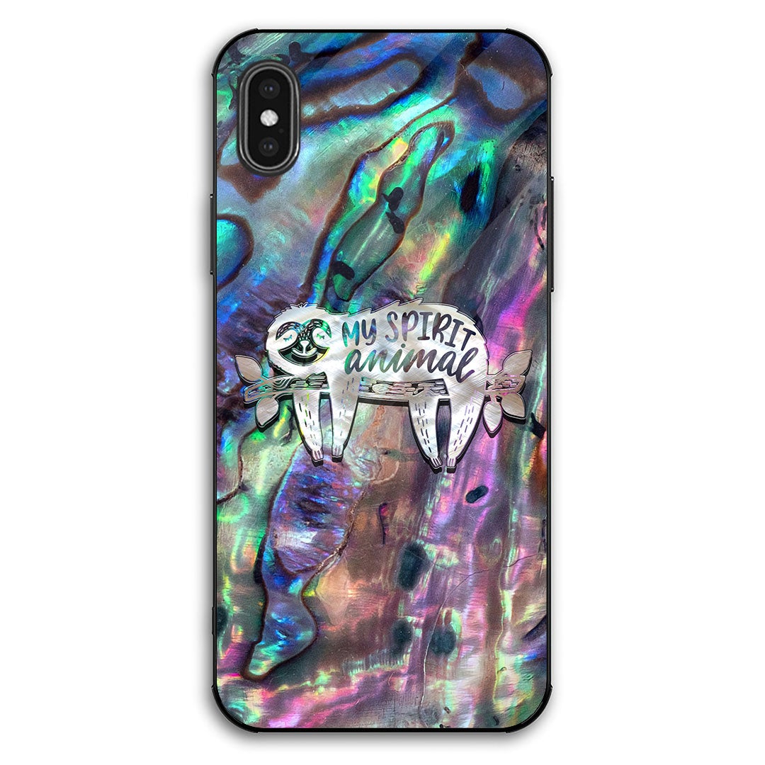 My Spirit Animal - Sloth Seashell Pattern Print Phone Case