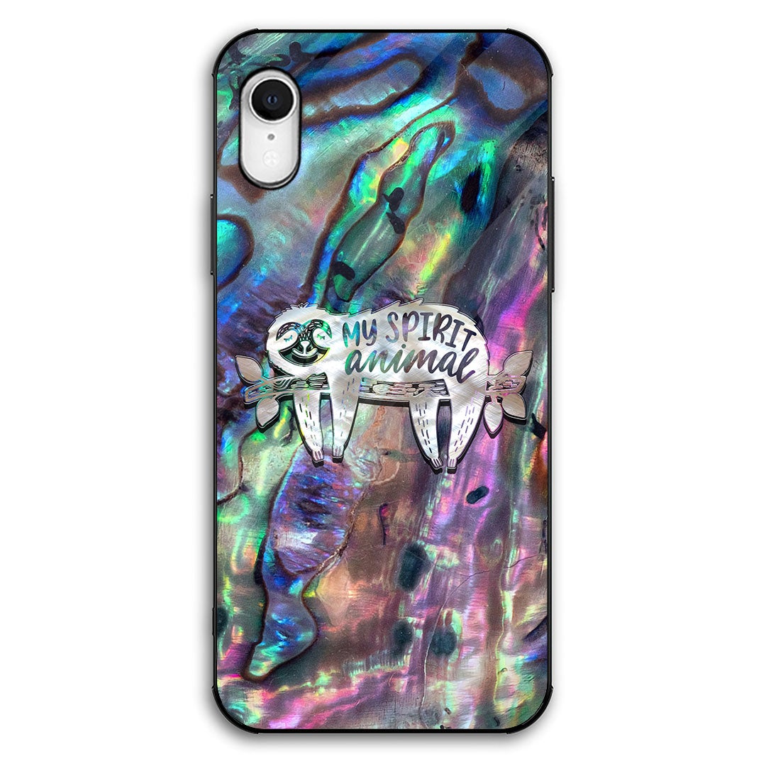 My Spirit Animal - Sloth Seashell Pattern Print Phone Case