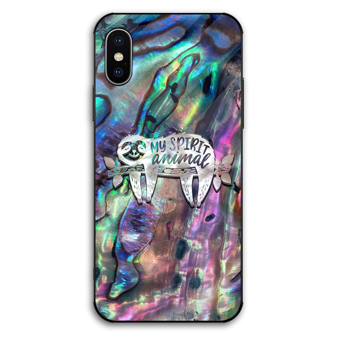 My Spirit Animal - Sloth Seashell Pattern Print Phone Case