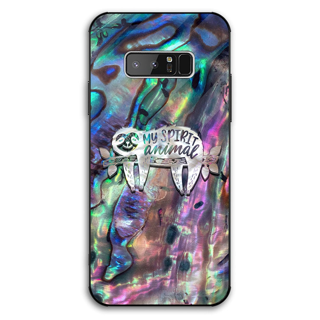 My Spirit Animal - Sloth Seashell Pattern Print Phone Case