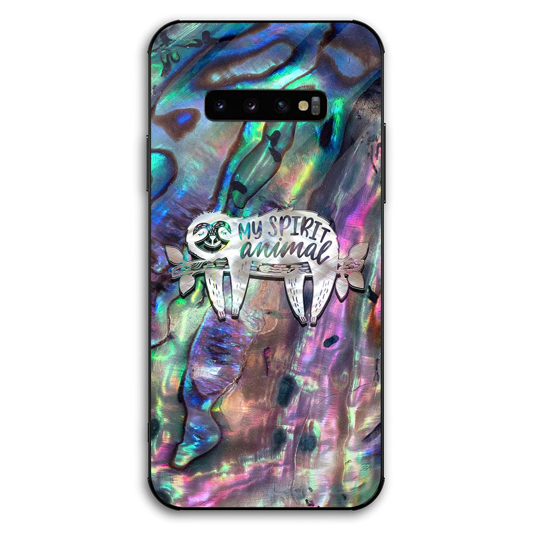 My Spirit Animal - Sloth Seashell Pattern Print Phone Case