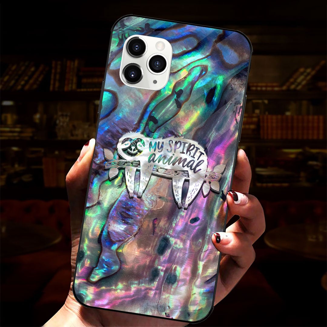 My Spirit Animal - Sloth Seashell Pattern Print Phone Case