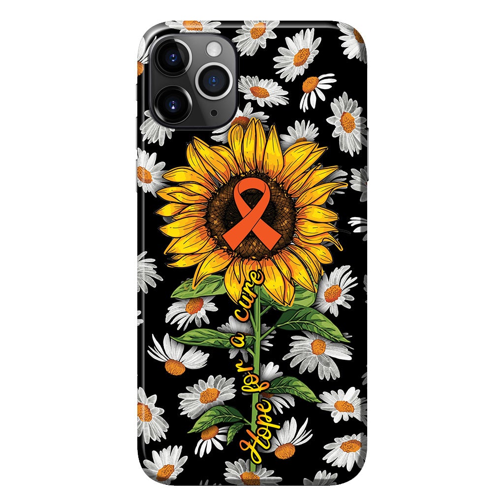 Hope For A Cure  - Multiple Sclerosis Awareness Phone Case 092021