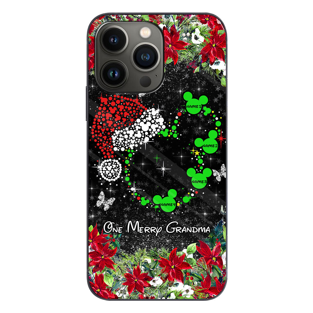 One Merry Grandma - Personalized Christmas Grandma Phone Case