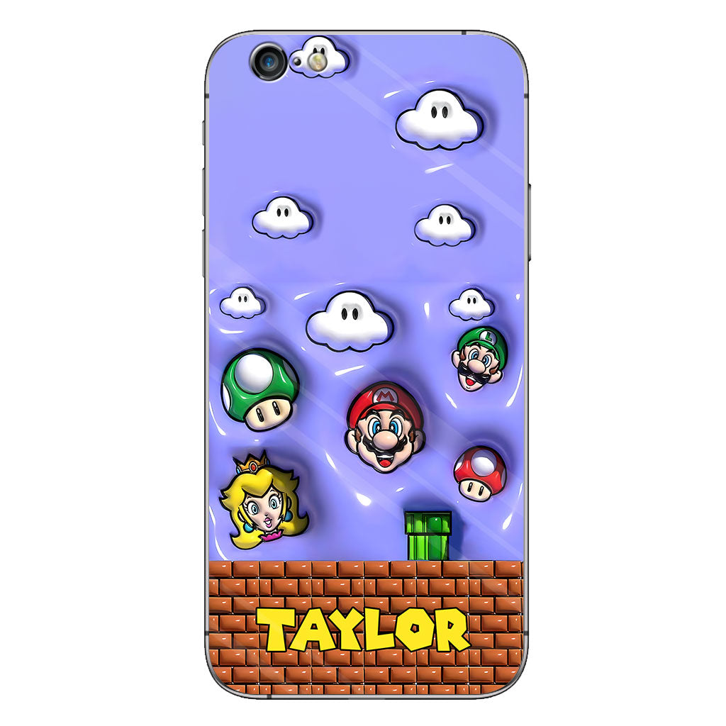 I Level Up - Personalized Super Plumber Phone Case