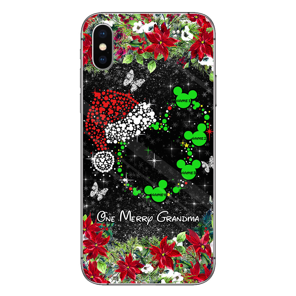 One Merry Grandma - Personalized Christmas Grandma Phone Case