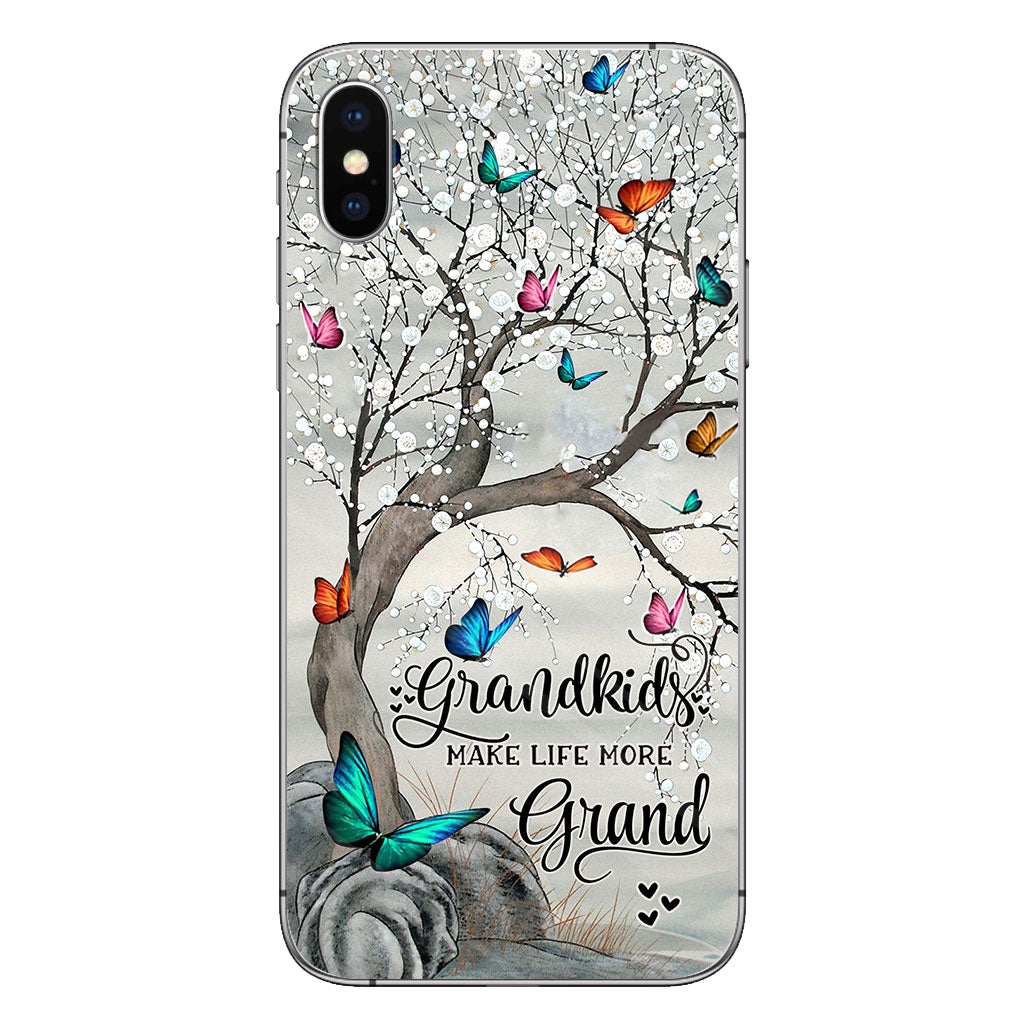 Grandkids Make Life More Grand - Personalized Grandma Phone Case
