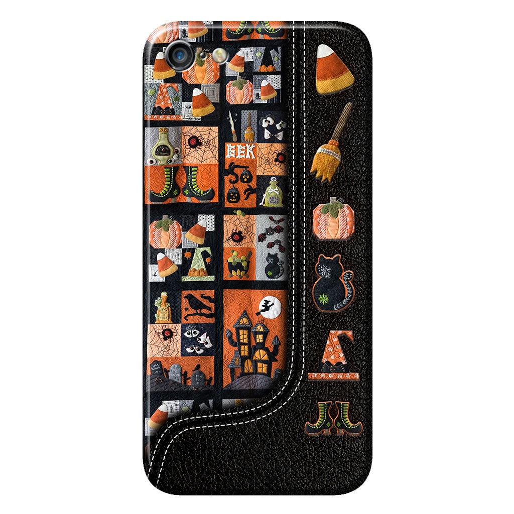 My Broom Broke So Now I Quilt Halloween Personalized Phone Case