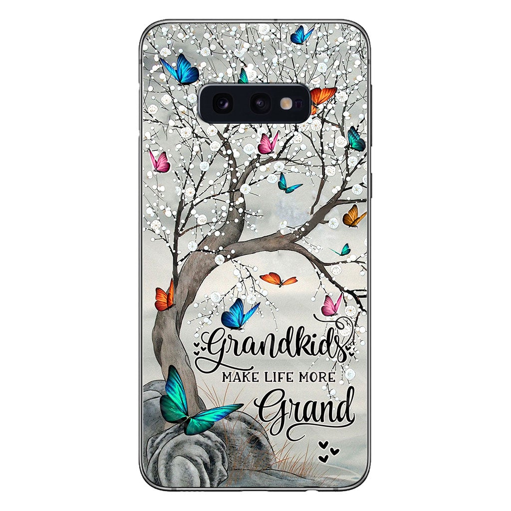 Grandkids Make Life More Grand - Personalized Grandma Phone Case