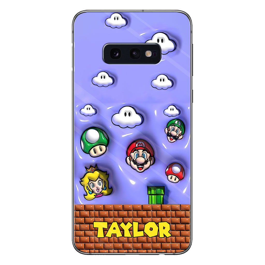 I Level Up - Personalized Super Plumber Phone Case