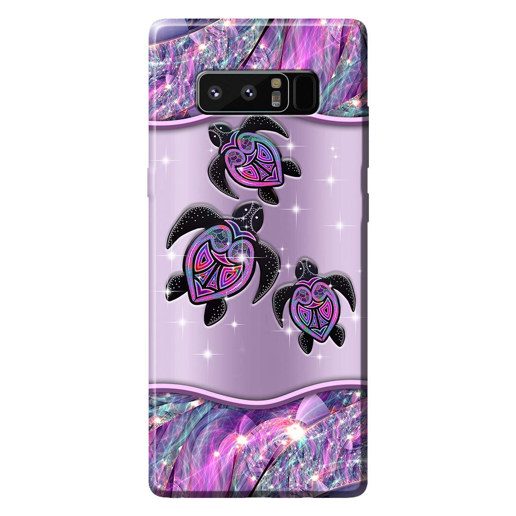 Purple Turtle - Aboriginal Australian Personalized Phone Case