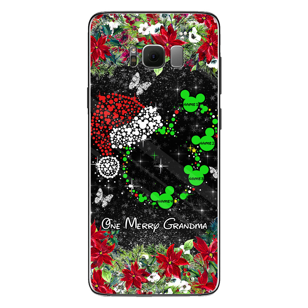 One Merry Grandma - Personalized Christmas Grandma Phone Case