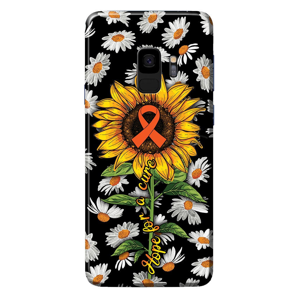 Hope For A Cure  - Multiple Sclerosis Awareness Phone Case 092021