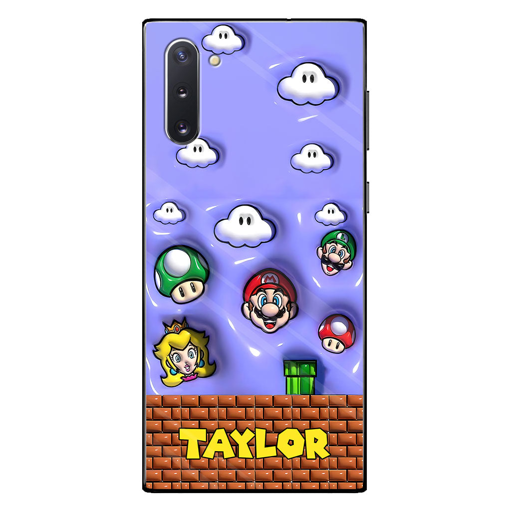 I Level Up - Personalized Super Plumber Phone Case