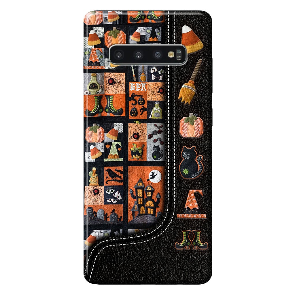 My Broom Broke So Now I Quilt Halloween Personalized Phone Case