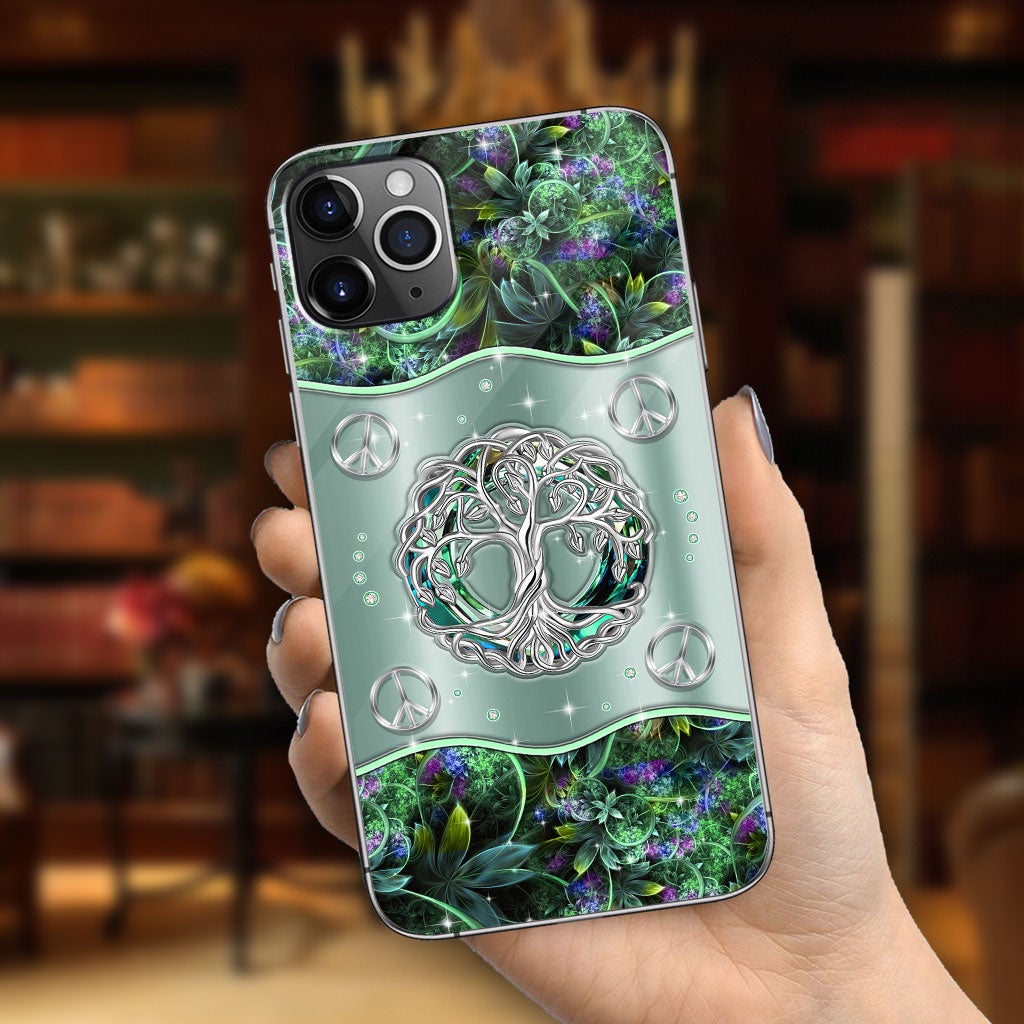 Hippie Tree Of Life - Hippie Phone Case With 3D Pattern Print