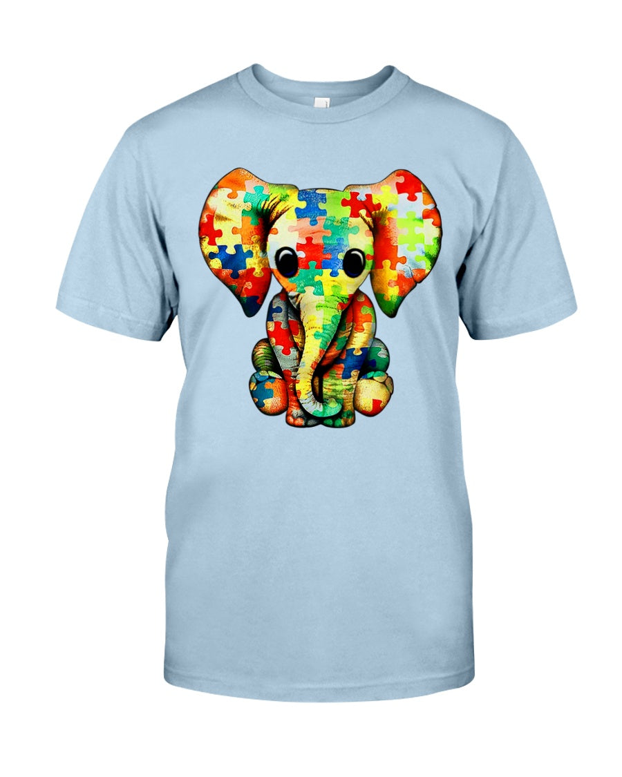 Autism Elephant - Autism Awareness T-shirt and Hoodie 0921