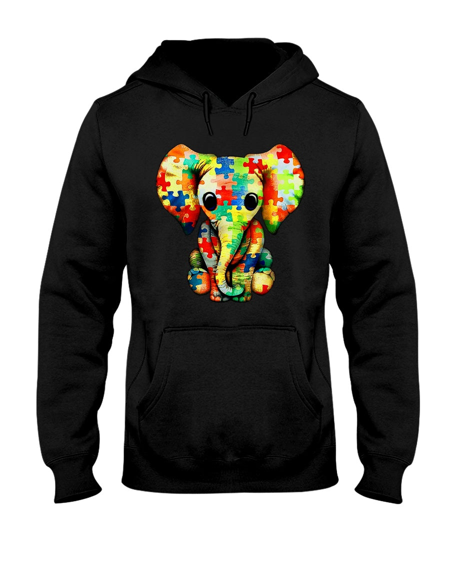 Autism Elephant - Autism Awareness T-shirt and Hoodie 0921