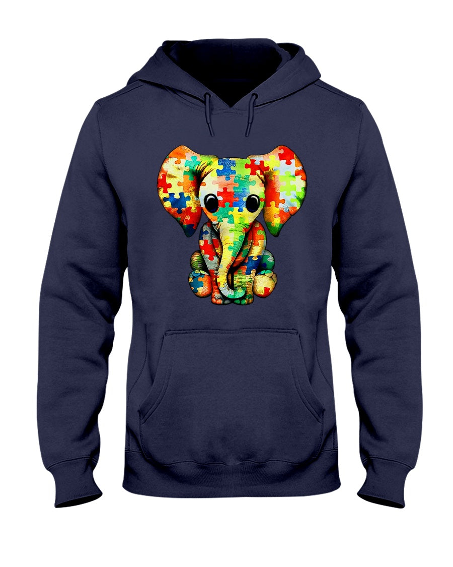 Autism Elephant - Autism Awareness T-shirt and Hoodie 0921